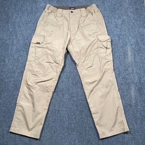 CQR Mens Tactical Cargo Pants Khaki 34x30 (Measured 30x28) Work Outdoor Utility
